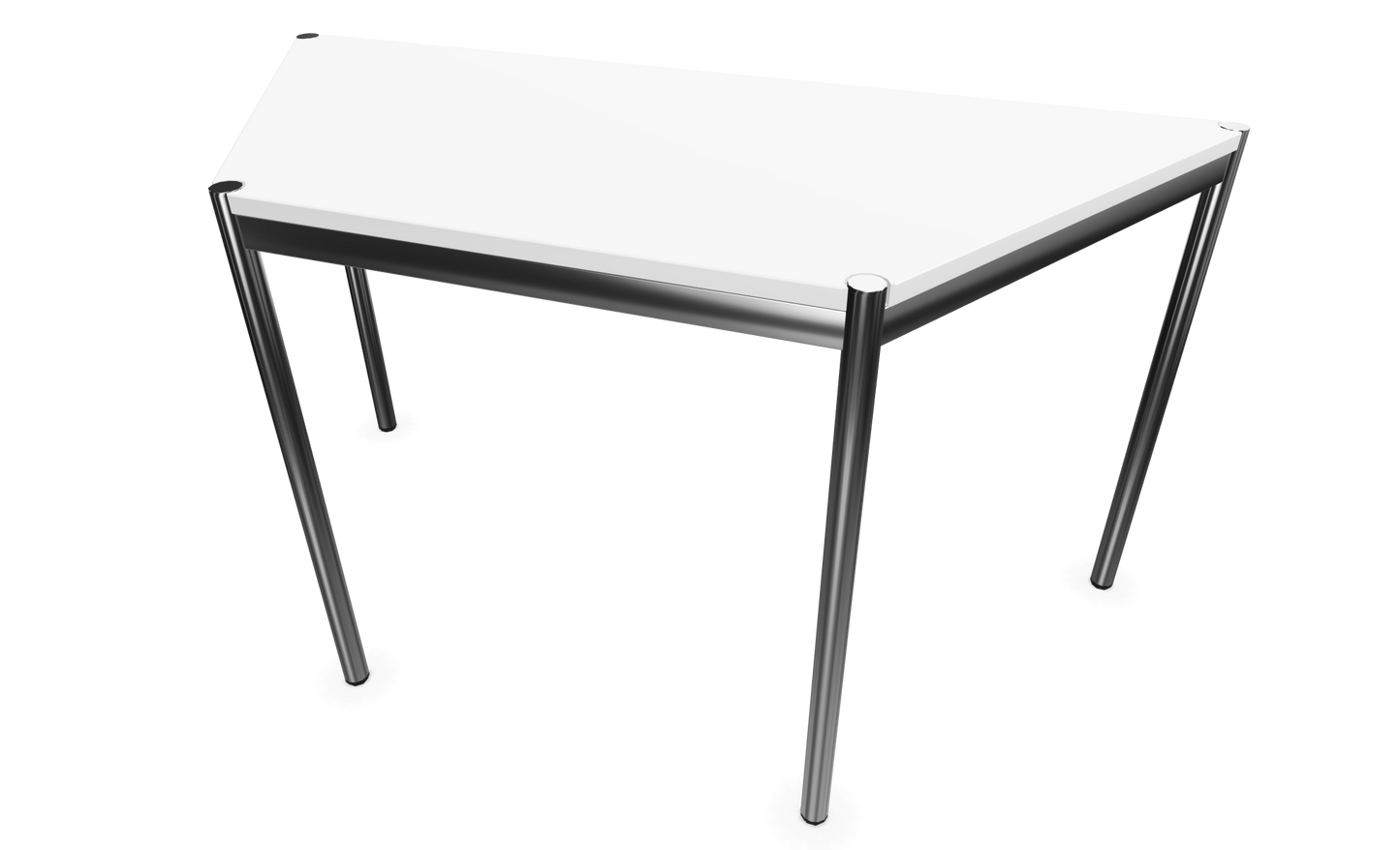 Dietiker Atos II Besprechungstisch Trapez - HPL Platte - Pearl White