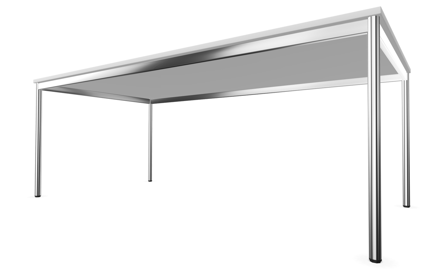 Dietiker Atos I Besprechungstisch - HPL Platte - Pearl White