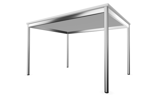 Dietiker Atos I Besprechungstisch - HPL Platte - Pearl White