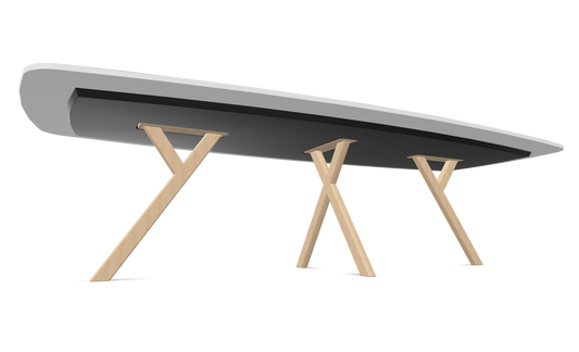 Dietiker Felber T14 Sitzungstisch - HPL Platte - Pearl White