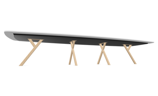 Dietiker Felber T14 Sitzungstisch - HPL Platte - Pearl White