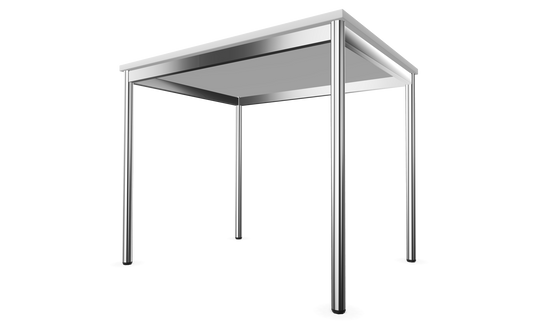 Dietiker Atos I Besprechungstisch - HPL Platte - Pearl White