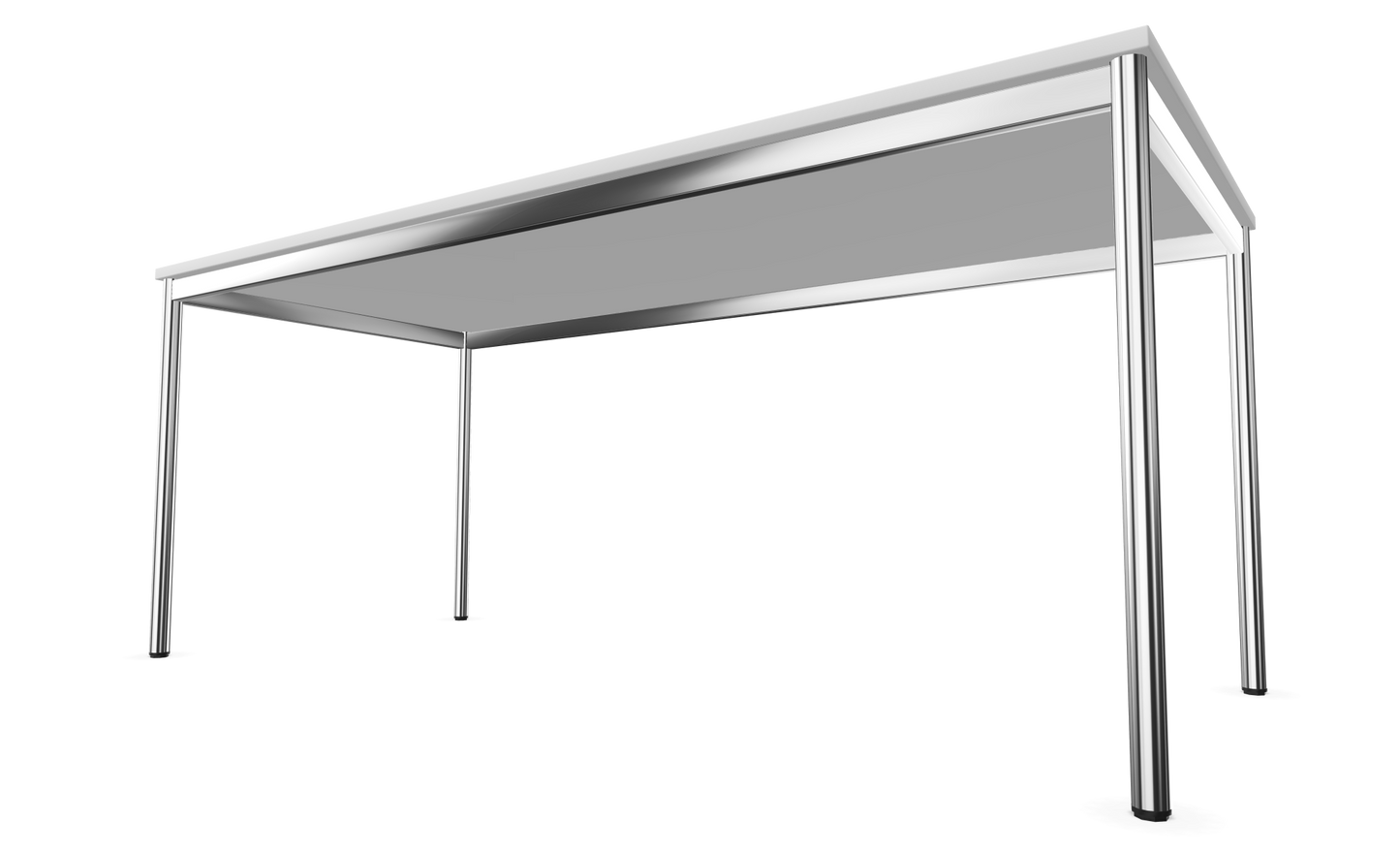 Dietiker Atos I Besprechungstisch - HPL Platte - Pearl White