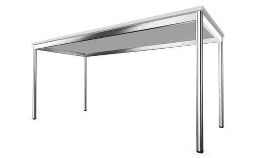 Dietiker Atos I Besprechungstisch - HPL Platte - Pearl White