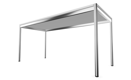 Dietiker Atos II Besprechungstisch - HPL Platte - Pearl White