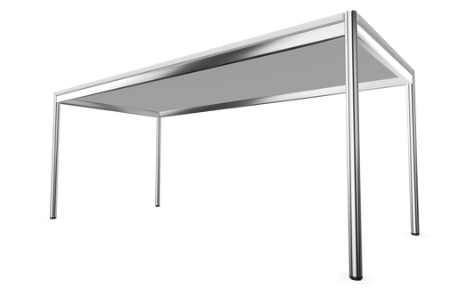 Dietiker Atos II Besprechungstisch - HPL Platte - Pearl White