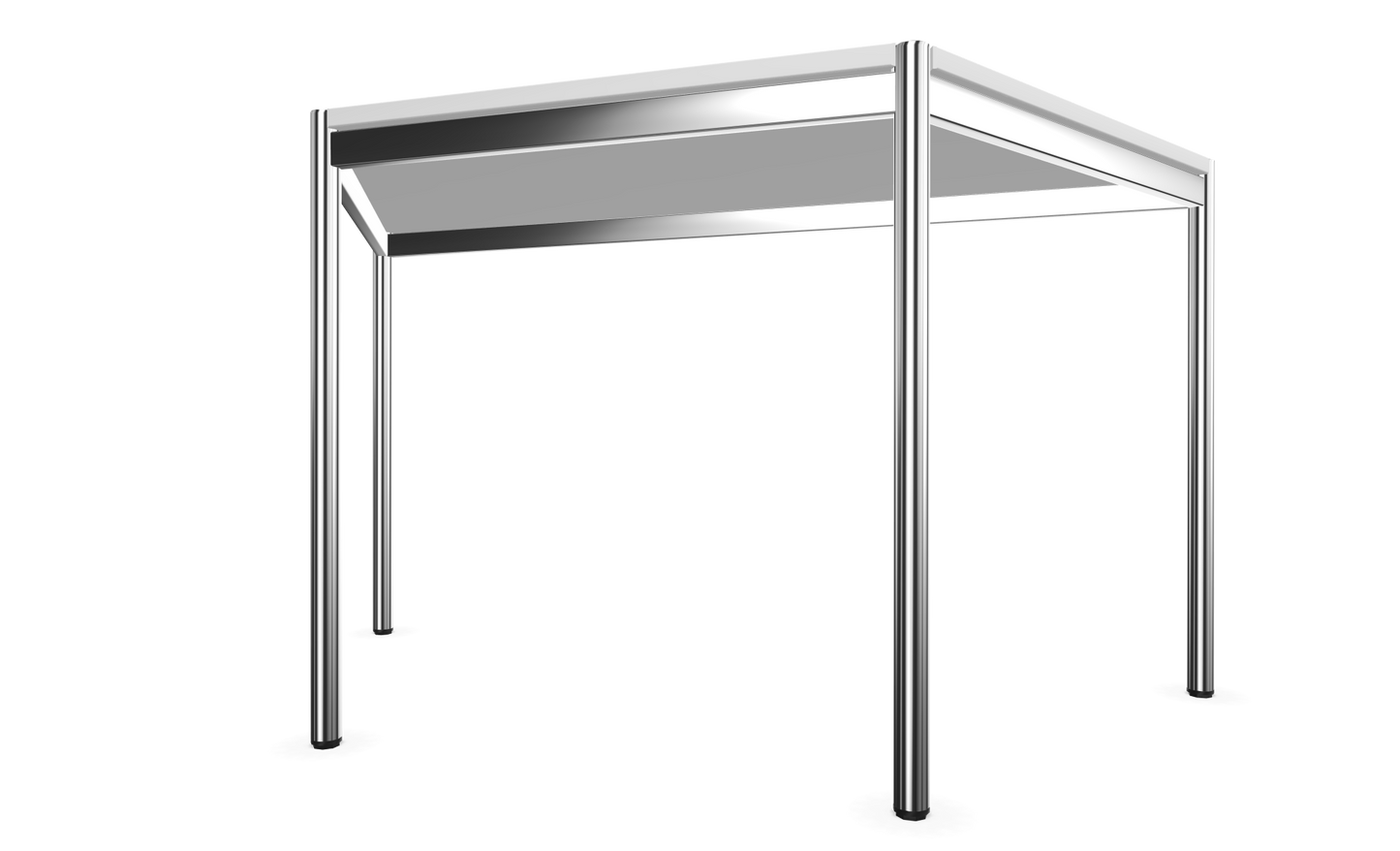 Dietiker Atos II Besprechungstisch Trapez - HPL Platte - Pearl White