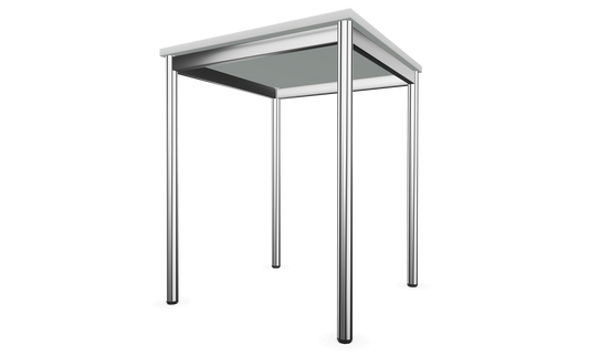 Dietiker Atos I Besprechungstisch - HPL Platte - Rain