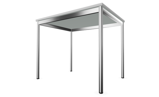 Dietiker Atos I Besprechungstisch - HPL Platte - Rain