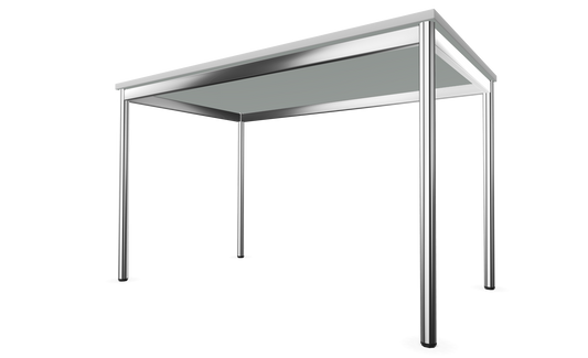 Dietiker Atos I Besprechungstisch - HPL Platte - Rain