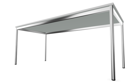 Dietiker Atos I Besprechungstisch - HPL Platte - Rain