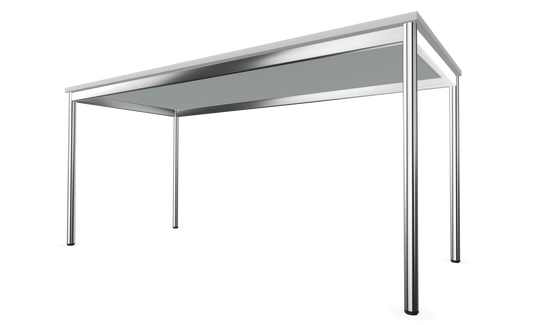 Dietiker Atos I Besprechungstisch - HPL Platte - Rain