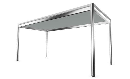 Dietiker Atos II Besprechungstisch - HPL Platte - Rain