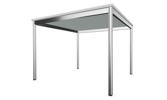 Dietiker Atos I Besprechungstisch - HPL Platte - Rain