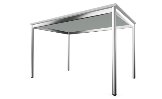 Dietiker Atos I Besprechungstisch - HPL Platte - Rain