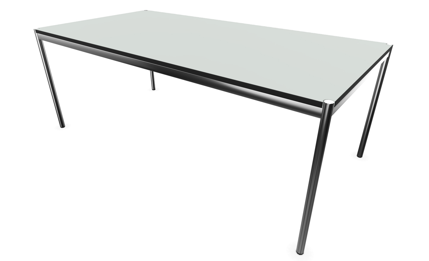 Dietiker Atos II Besprechungstisch - HPL Platte - Silver Grey