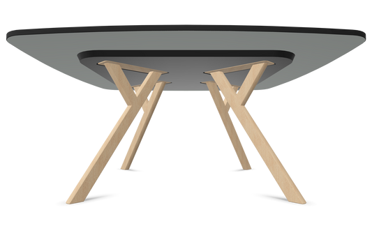 Dietiker Felber T14 Sitzungstisch - HPL Platte - Silver Grey