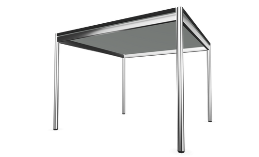 Dietiker Atos II Besprechungstisch - HPL Platte - Silver Grey