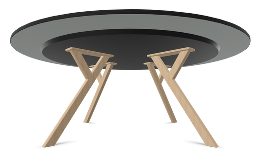 Dietiker Felber T14 Sitzungstisch - HPL Platte - Silver Grey