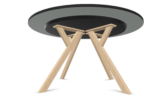 Dietiker Felber T14 Sitzungstisch - HPL Platte - Silver Grey