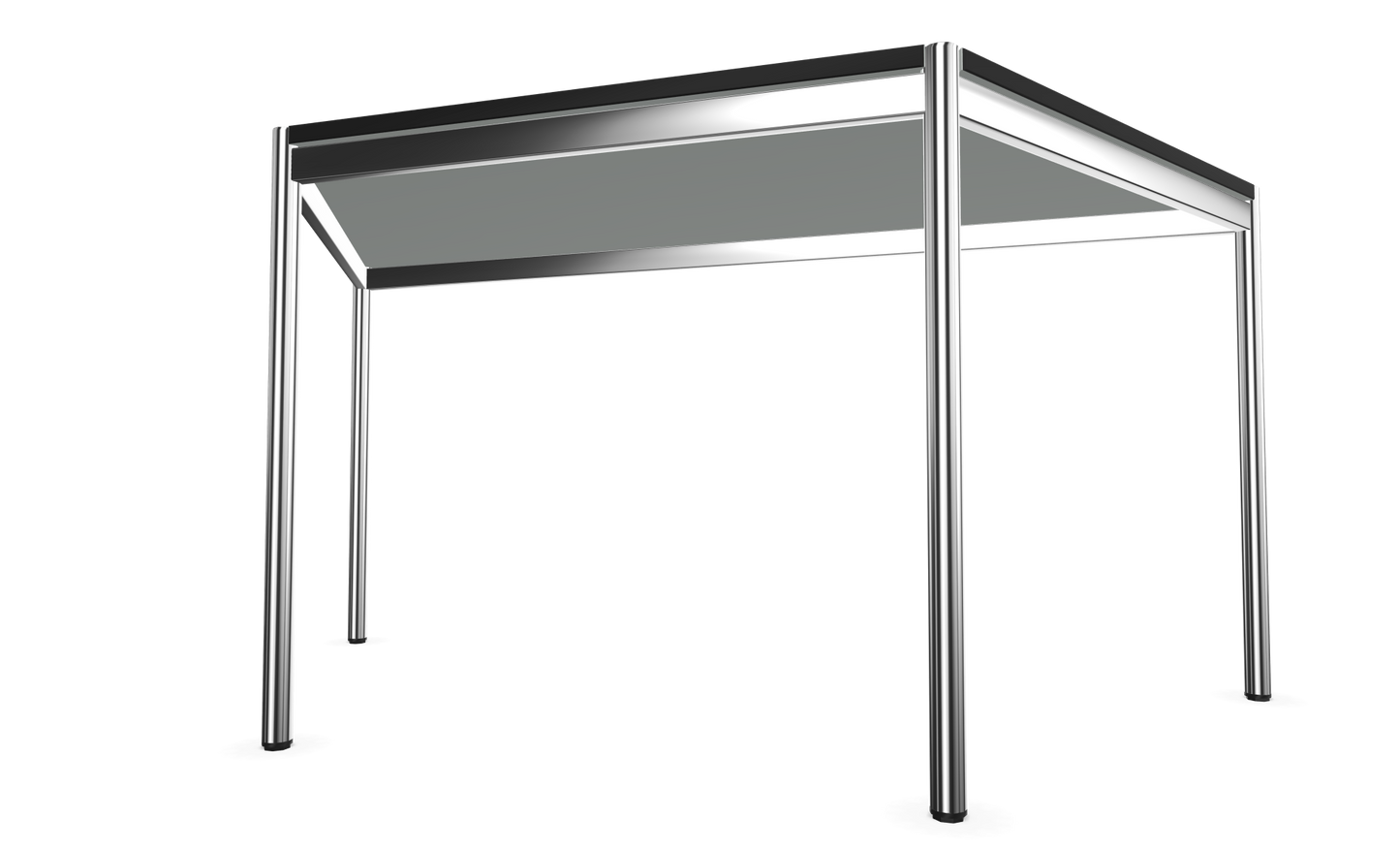Dietiker Atos II Besprechungstisch Trapez - HPL Platte - Silver Grey