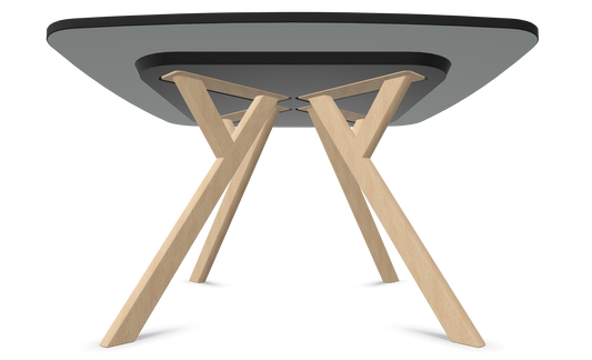 Dietiker Felber T14 Sitzungstisch - HPL Platte - Silver Grey