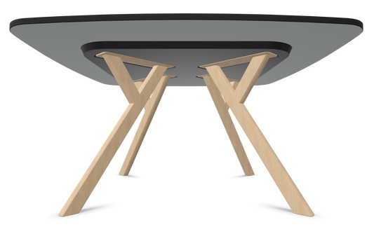 Dietiker Felber T14 Sitzungstisch - HPL Platte - Silver Grey