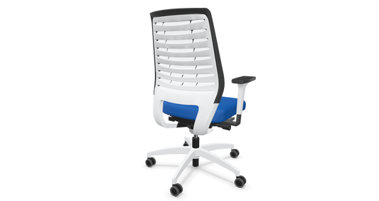 Dauphin X-Code Bürodrehstuhl - Stoff - Polo Azurblau