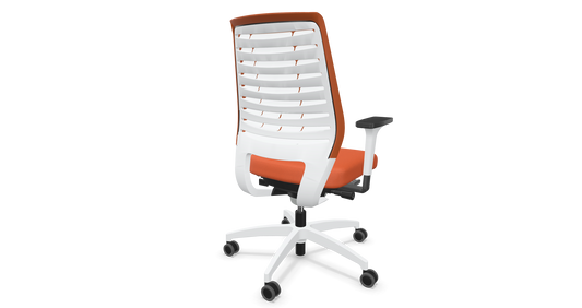 Dauphin X-Code Bürodrehstuhl - Stoff - Polo Orange