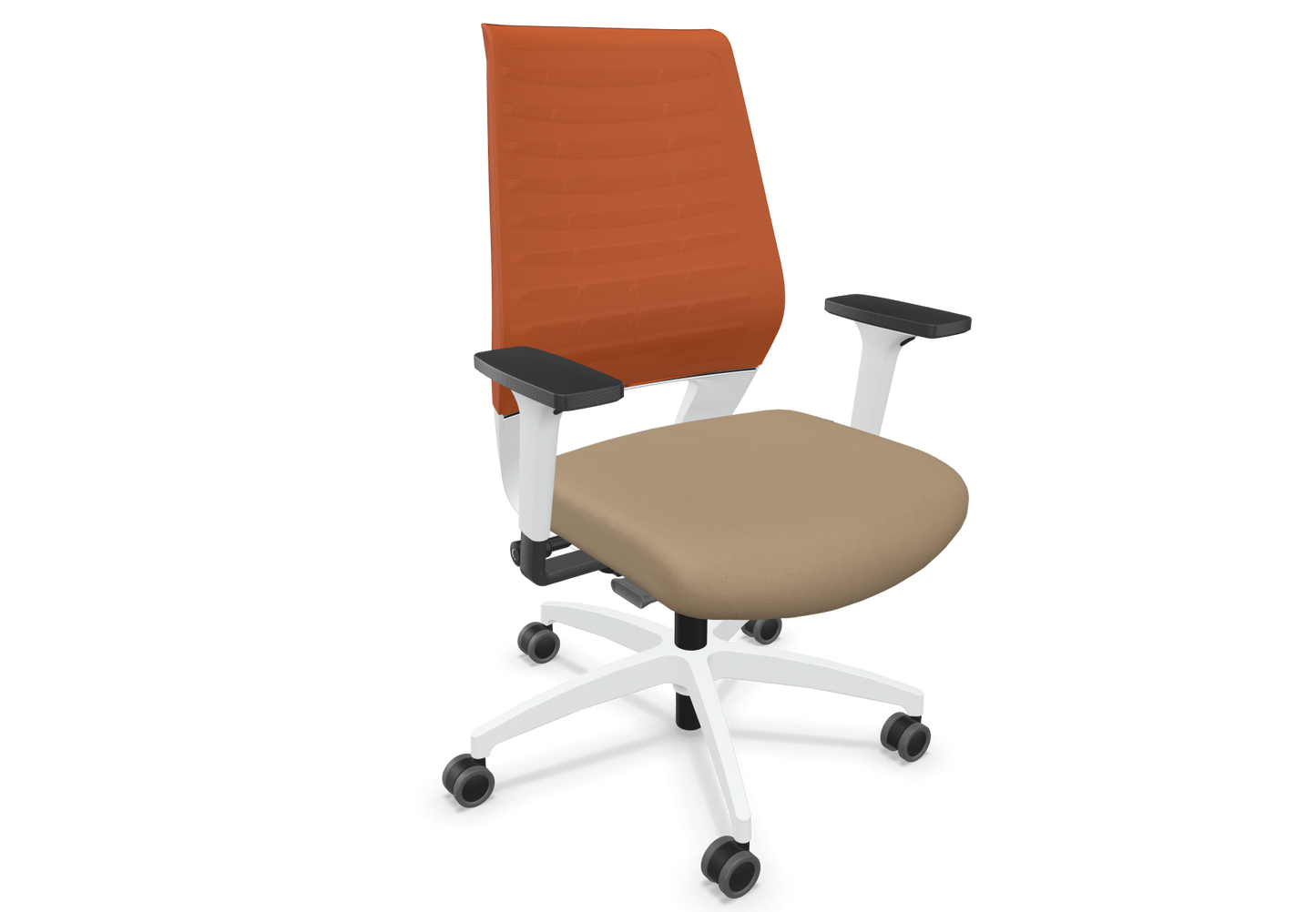 Dauphin X-Code Bürodrehstuhl - Stoff - Polo Cappucino