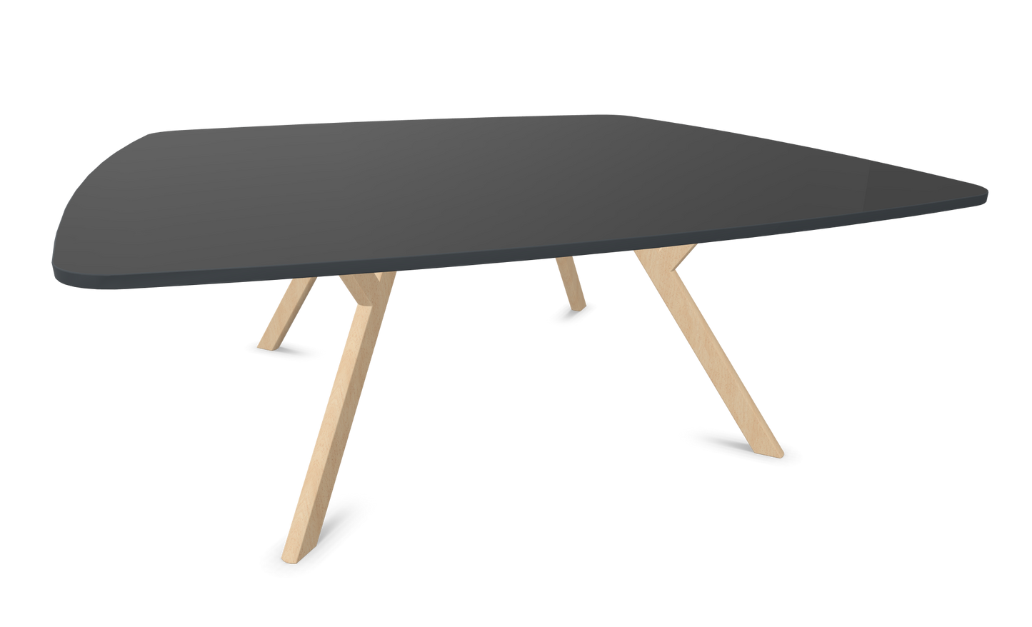 Dietiker Felber T14 Sitzungstisch - HPL Platte - Ebony