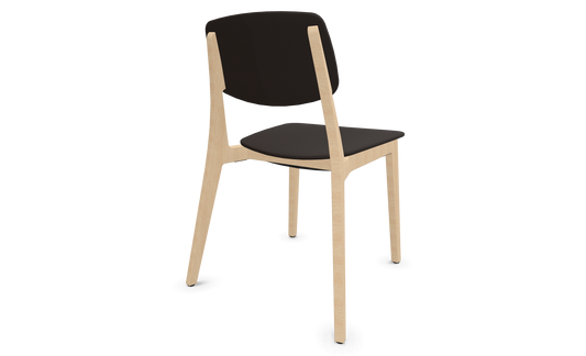 Dietiker Felber C14 Stuhl - Holz verleimt und geformt - D 169 Buche havanna-braun