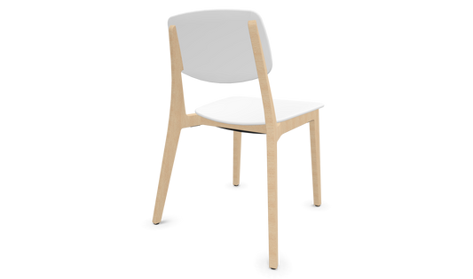Dietiker Felber C14 Stuhl - Holz verleimt und geformt - D 250 Buche Weiss