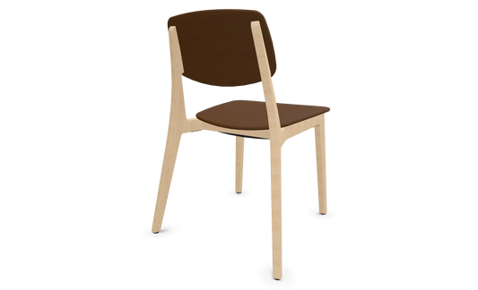 Dietiker Felber C14 Stuhl - Holz verleimt und geformt - D 315 braun