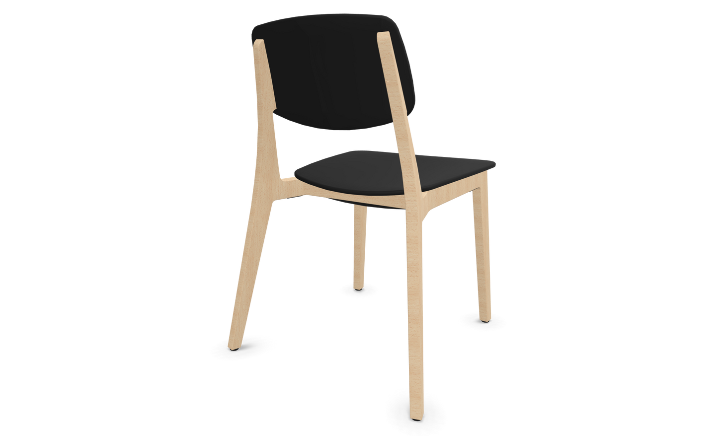 Dietiker Felber C14 Stuhl - Holz verleimt und geformt - D 316 Buche schwarz