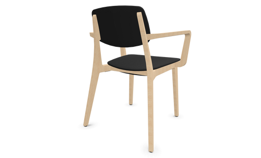 Dietiker Felber C14 Stuhl - Holz verleimt und geformt - D 316 Buche schwarz