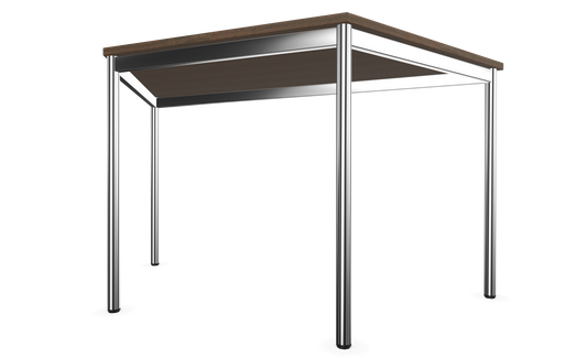 Dietiker Atos I Besprechungstisch Trapez - HPL Platte - Noce Vero