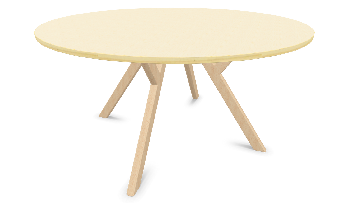 Dietiker Felber T14 Sitzungstisch - HPL Platte - Alaska Birch
