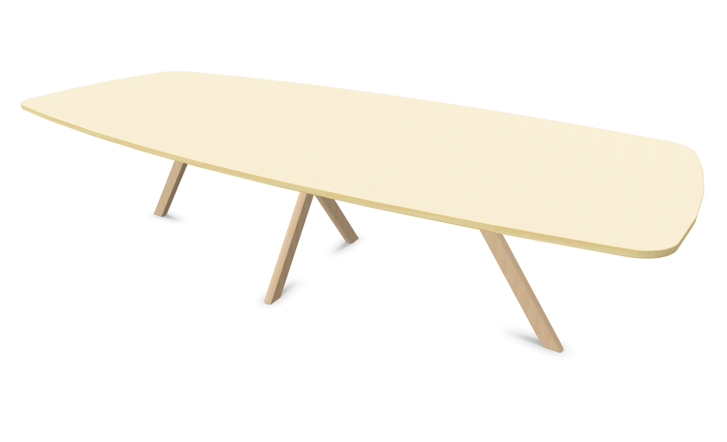 Dietiker Felber T14 Sitzungstisch - HPL Platte - Alaska Birch