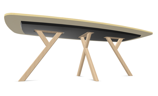 Dietiker Felber T14 Sitzungstisch - HPL Platte - Alaska Birch