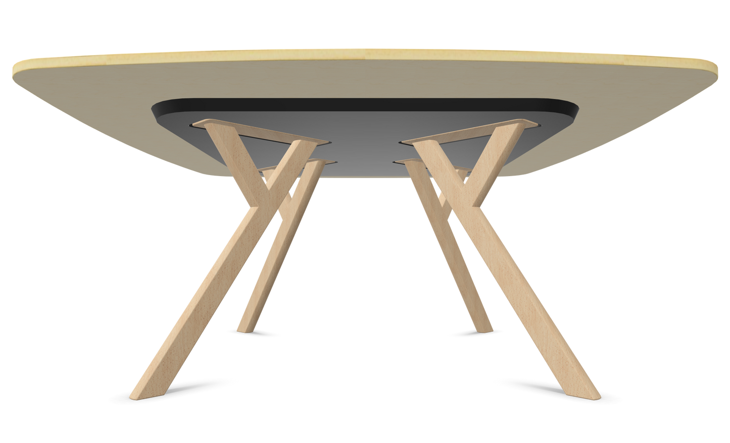 Dietiker Felber T14 Sitzungstisch - HPL Platte - Alaska Birch