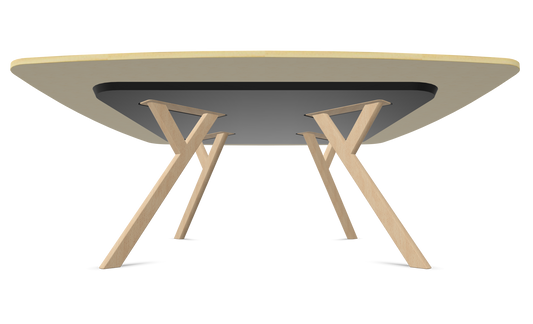 Dietiker Felber T14 Sitzungstisch - HPL Platte - Alaska Birch