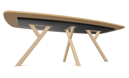 Dietiker Felber T14 Sitzungstisch - HPL Platte - Global Beech