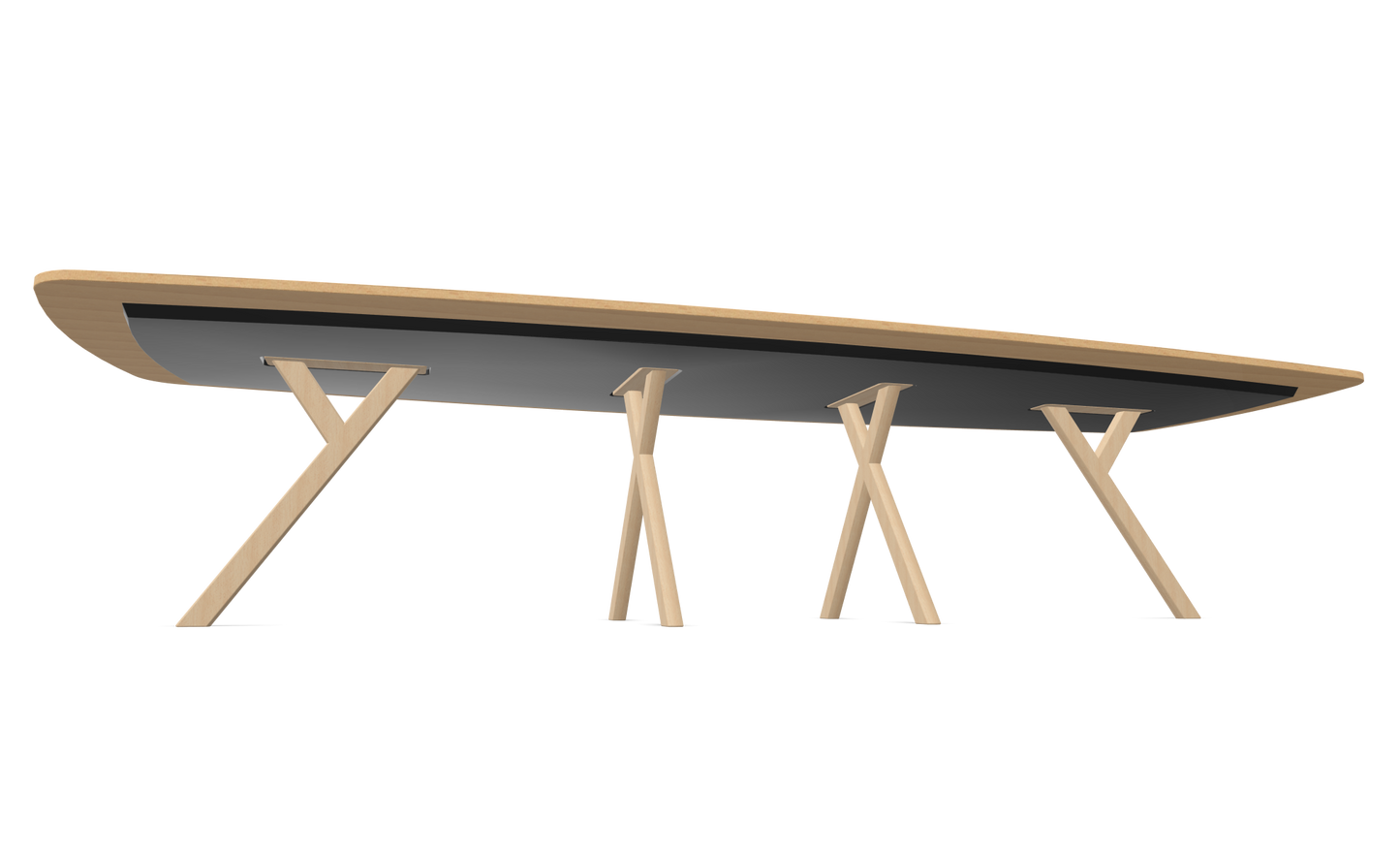 Dietiker Felber T14 Sitzungstisch - HPL Platte - Global Beech