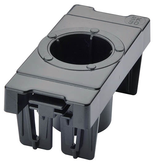 Bedrunka & Hirth CNC-Kunststoffeinsatz - Kunststoff - Schwarz