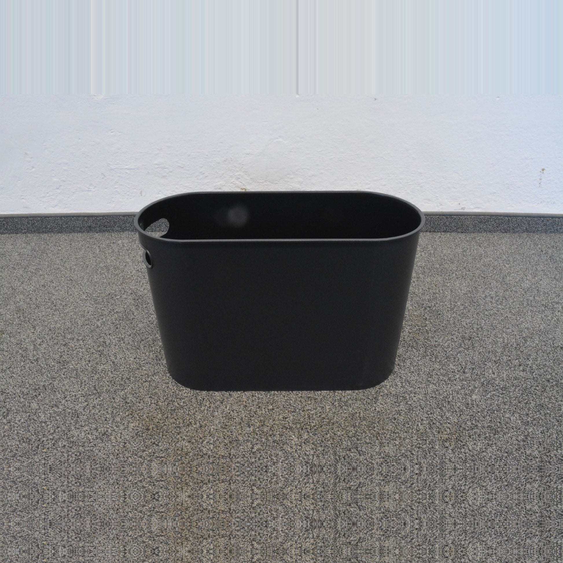 Helit Altpapiersammler “The Oval” seitliche Ansicht