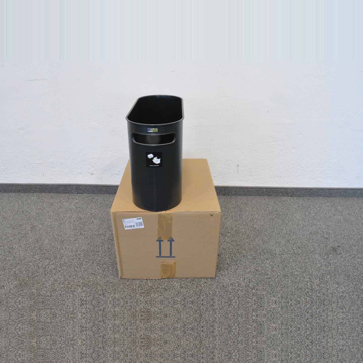 Helit Altpapiersammler "the oval" 2 Stück