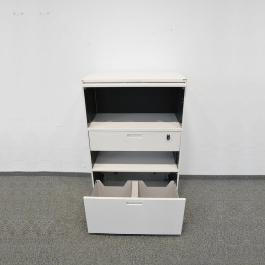 Lista Office Qub Modul-Kombination mit Hängeregister offen