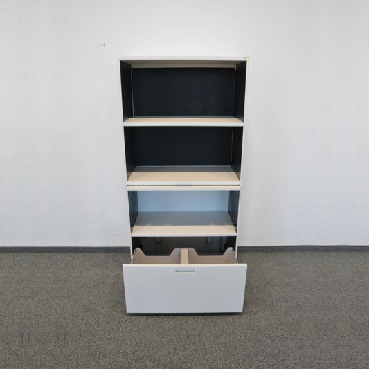 Lista Office Qub Modul-Kombination mit Hängeregister offen