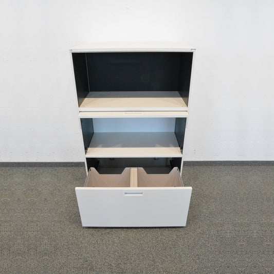 Lista Office Qub Modul-Kombination mit Hängeregister offen